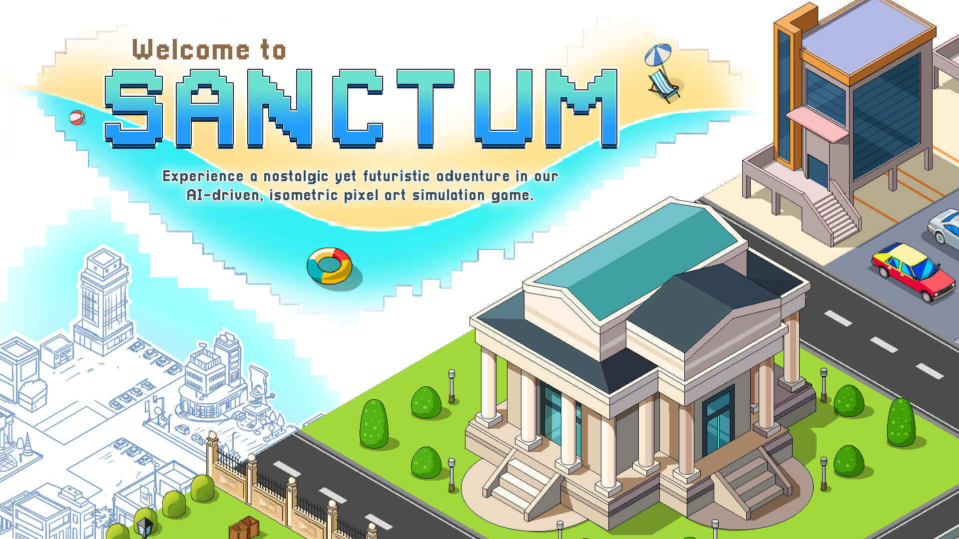 AI Reality Pixel Art