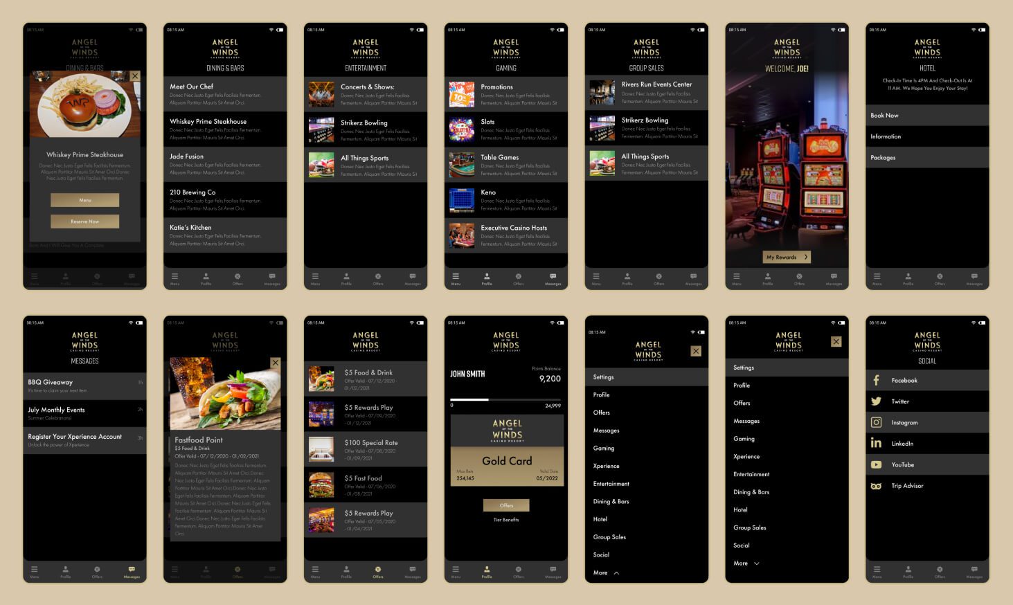 Angel Wind App UI-UX