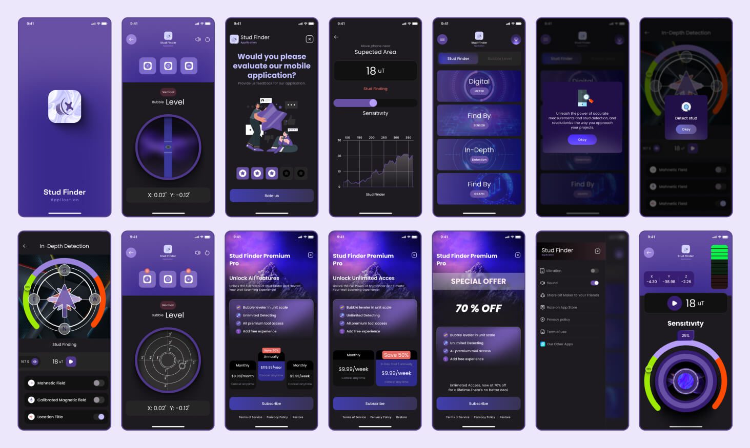 Stud Finder App UI-UX