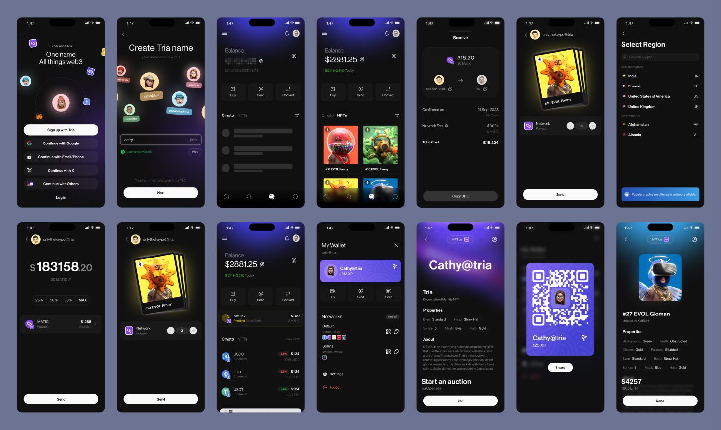 Tria App UI-UX